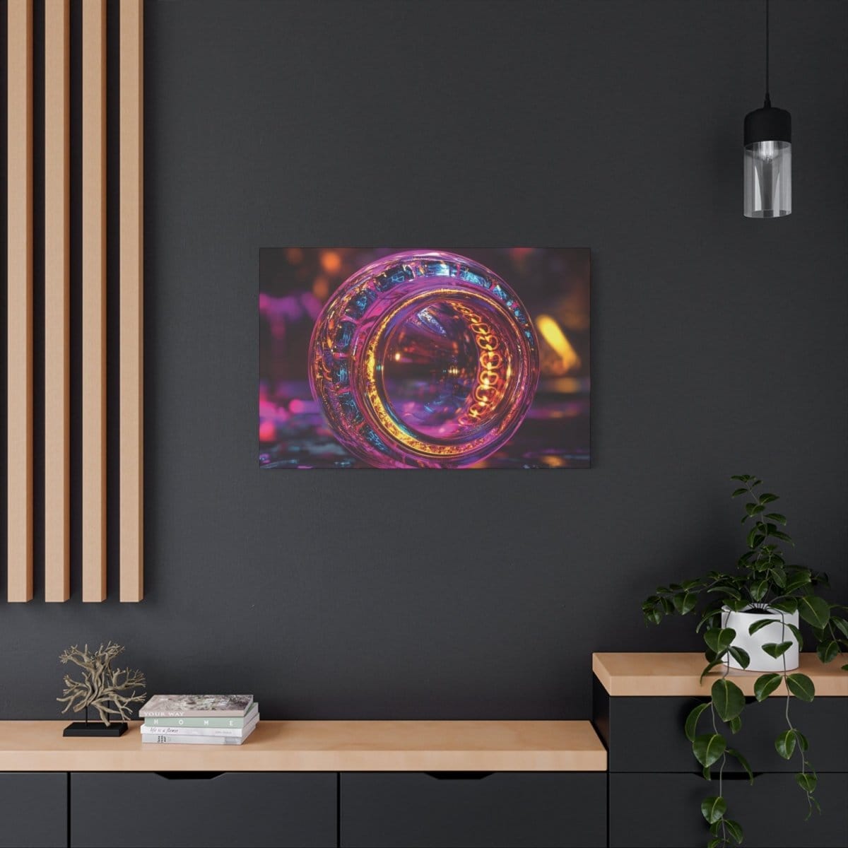 đBijou Vibratoire : magnifique cadre đeffet futuristeđgaranti - Art Cocoon