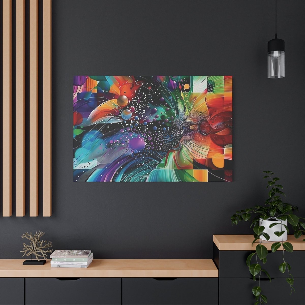 👉Bouillon Cosmos : magnifique cadre 💎effet captivant💎 garanti - Art Cocoon