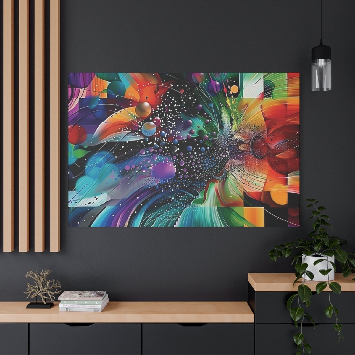 👉Bouillon Cosmos : magnifique cadre 💎effet captivant💎 garanti - Art Cocoon