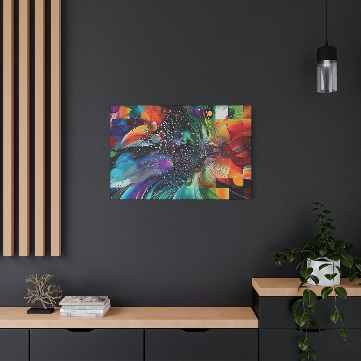 👉Bouillon Cosmos : magnifique cadre 💎effet captivant💎 garanti - Art Cocoon