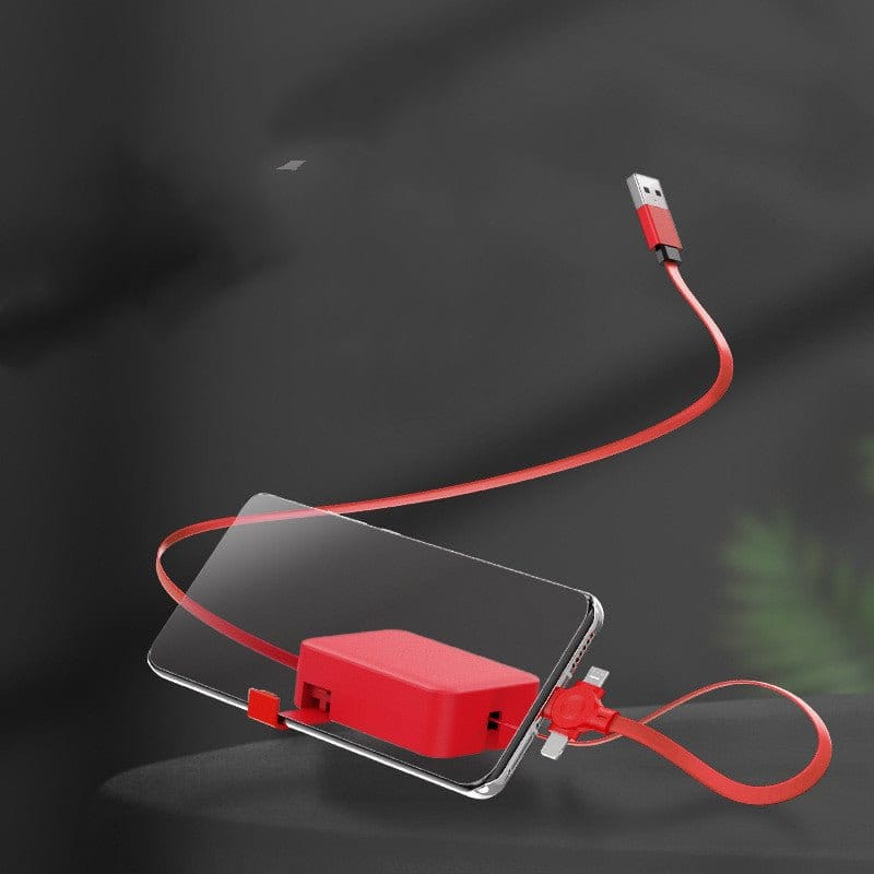 Câble USB Rétractable 4 - en - 1 - Art Cocoon