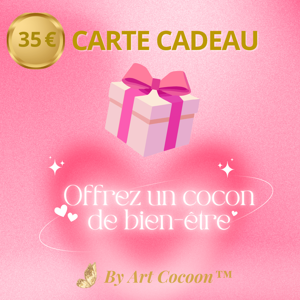 Carte cadeau 35 € – Une pause pour l’âme et les sens - Art Cocoon