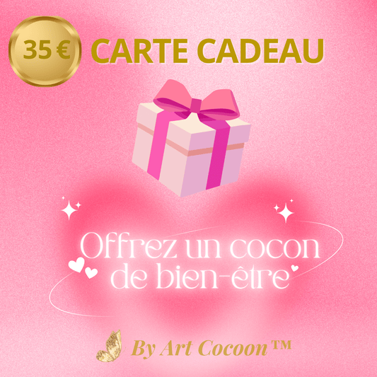 Carte cadeau 35 € – Une pause pour l’âme et les sens - Art Cocoon