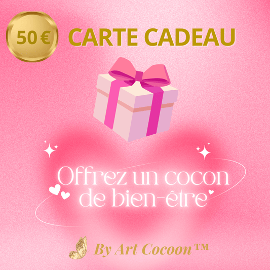 Carte cadeau 50 € – Offrez une bulle de lumière - Art Cocoon