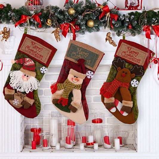 Chaussettes de Noël décoratives - Art Cocoon