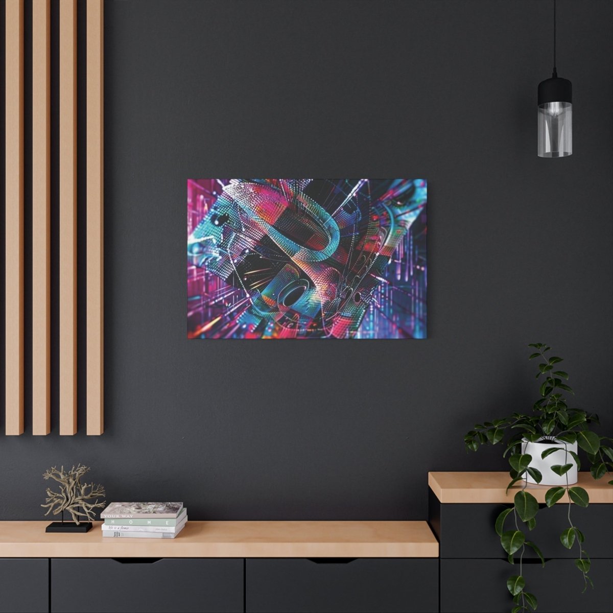 👉Cithare Cosmos : magnifique cadre💎effet captivant💎 garanti - Art Cocoon