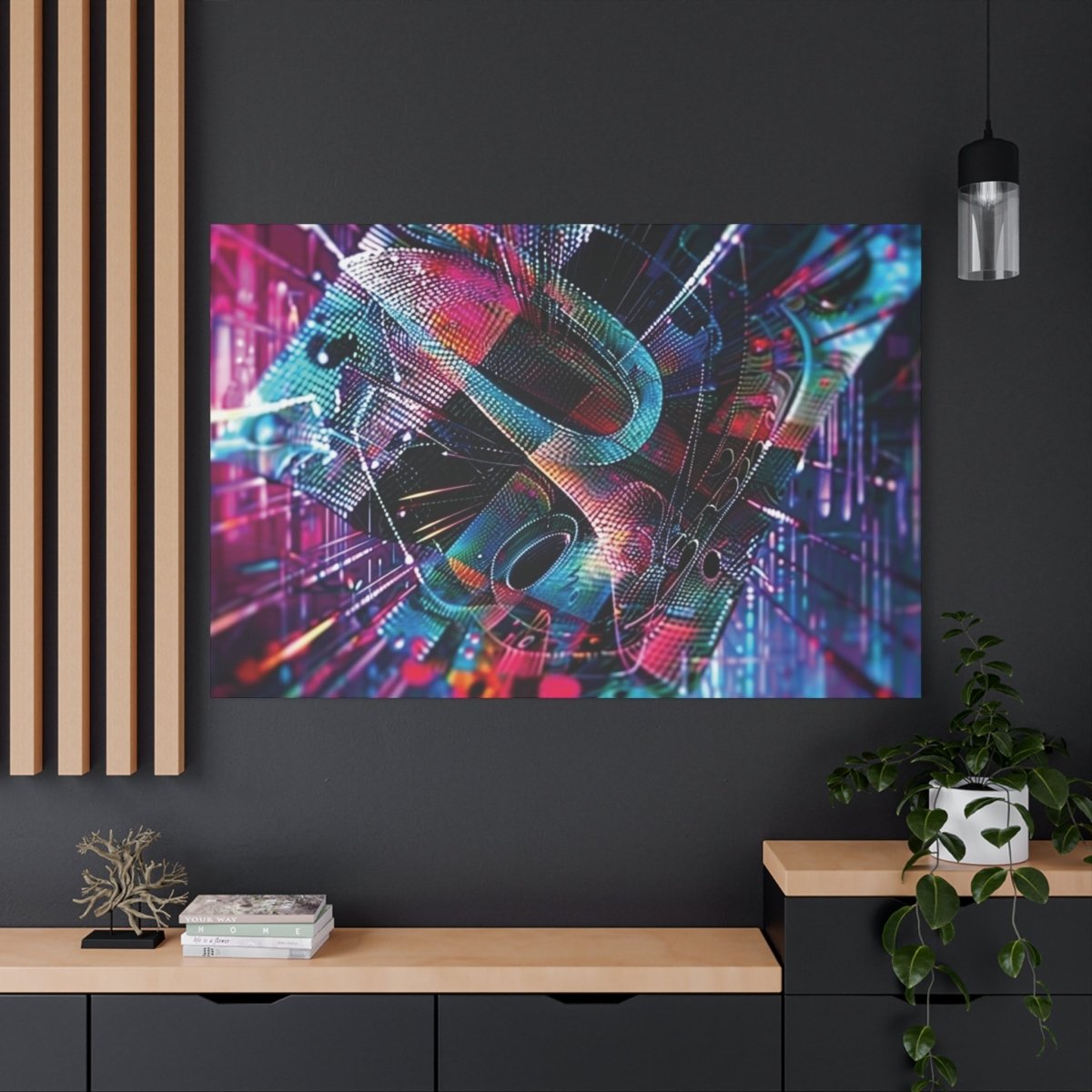 👉Cithare Cosmos : magnifique cadre💎effet captivant💎 garanti - Art Cocoon