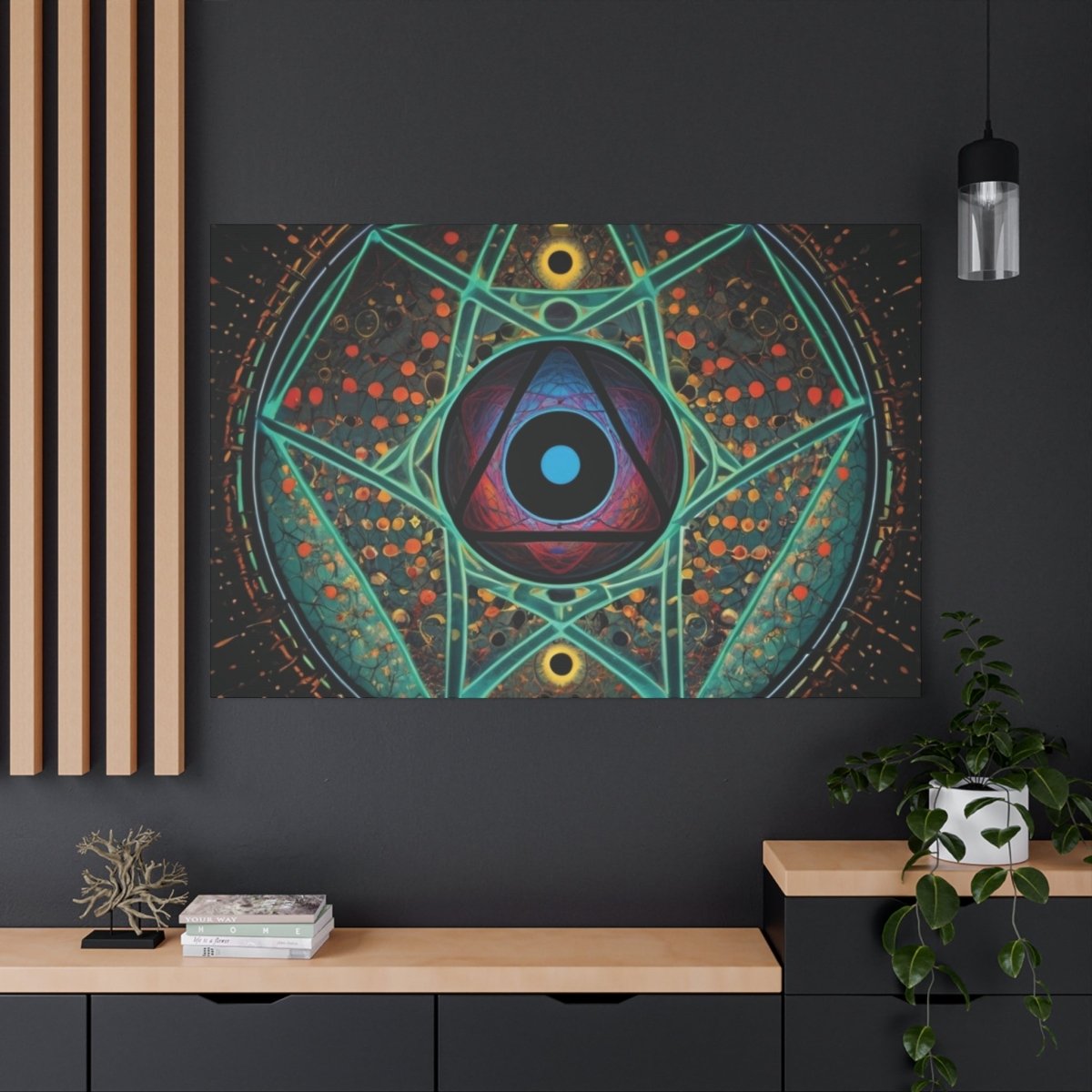 👉Communication Cosmique : magnifique cadre💎effet fascinant💎 garanti - Art Cocoon