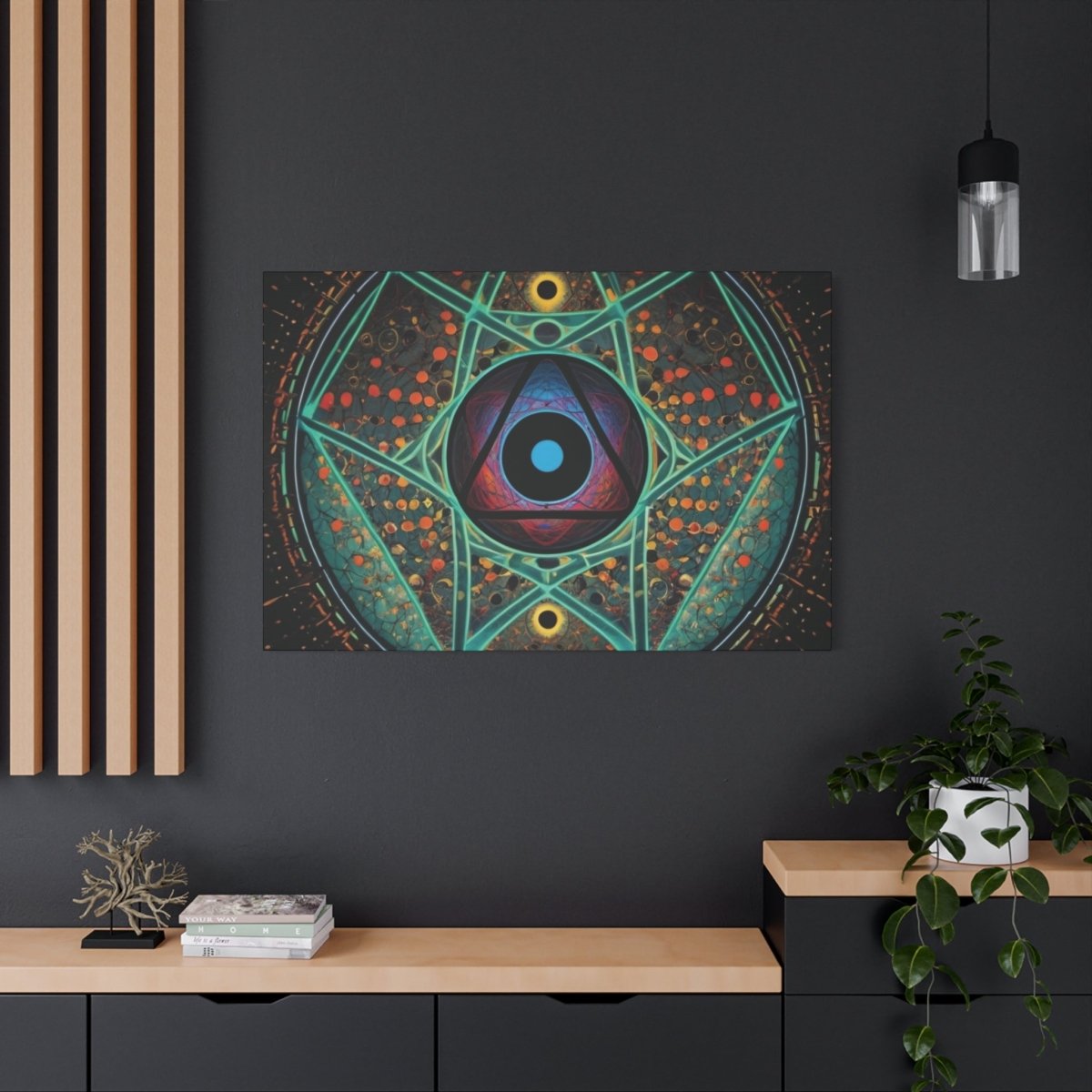 👉Communication Cosmique : magnifique cadre💎effet fascinant💎 garanti - Art Cocoon