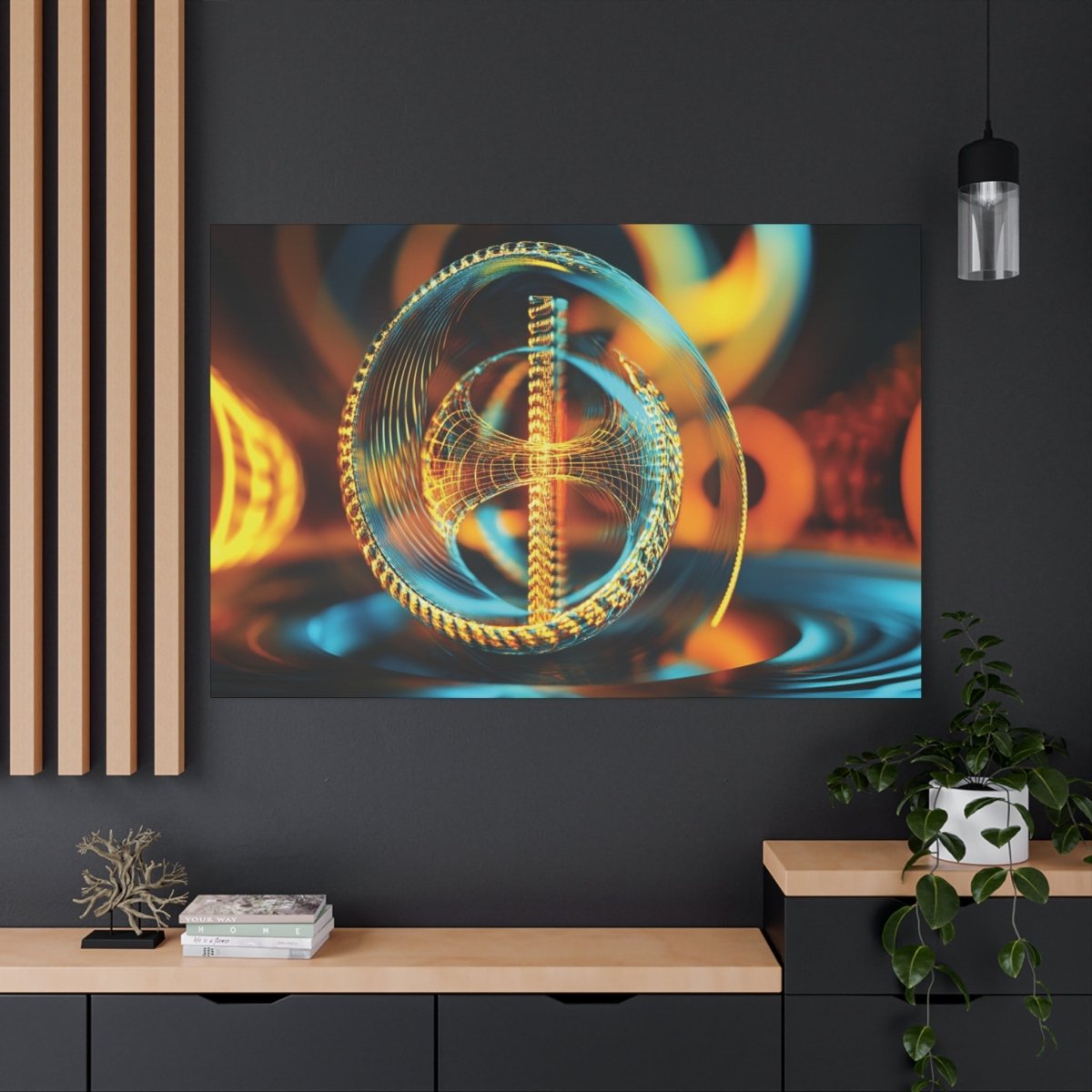 👉Connexion Cosmique : magnifique cadre💎effet fascinant💎 garanti - Art Cocoon