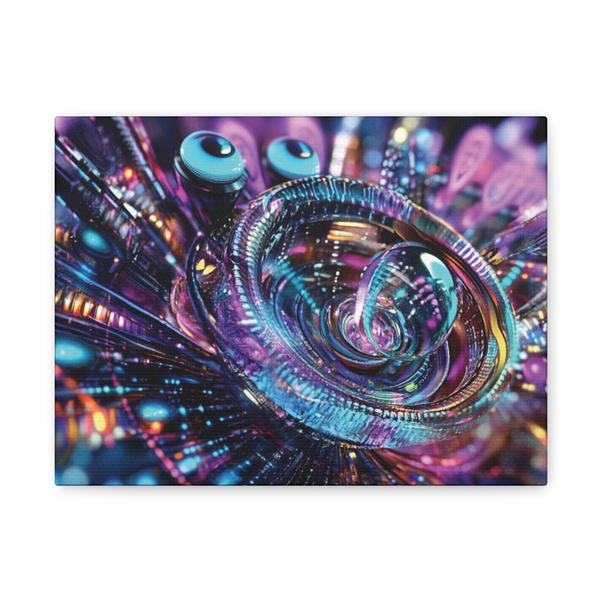 👉Conscience Digitale : magnifique cadre 💎effet futuriste💎garanti - Art Cocoon