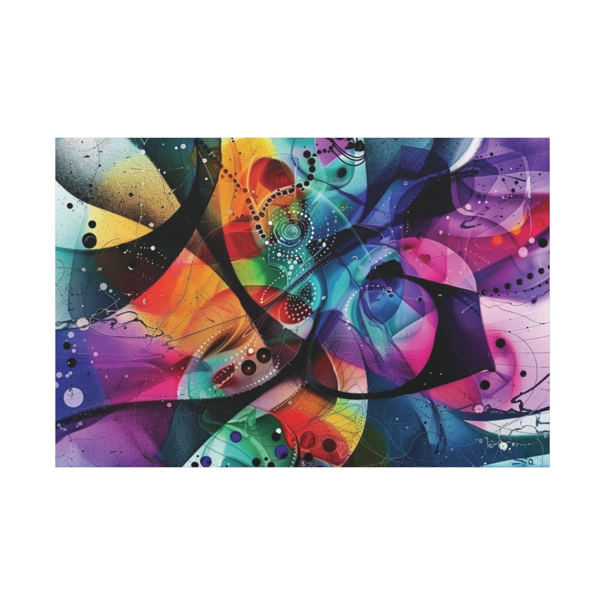 👉Coulée Vibrante : magnifique cadre 💎effet captivant💎 garanti - Art Cocoon