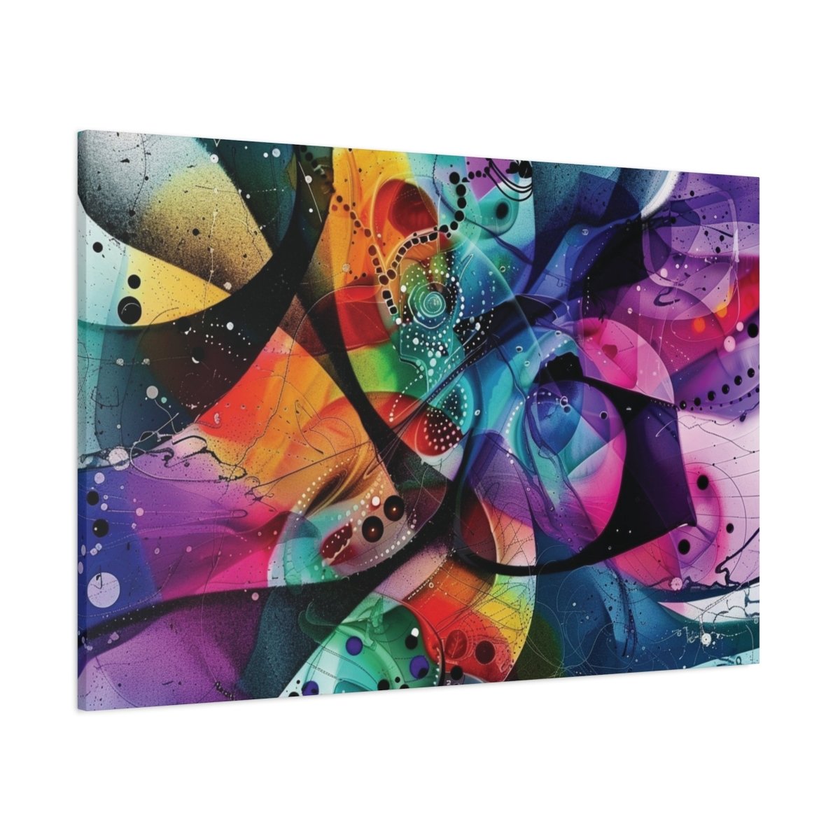 👉Coulée Vibrante : magnifique cadre 💎effet captivant💎 garanti - Art Cocoon