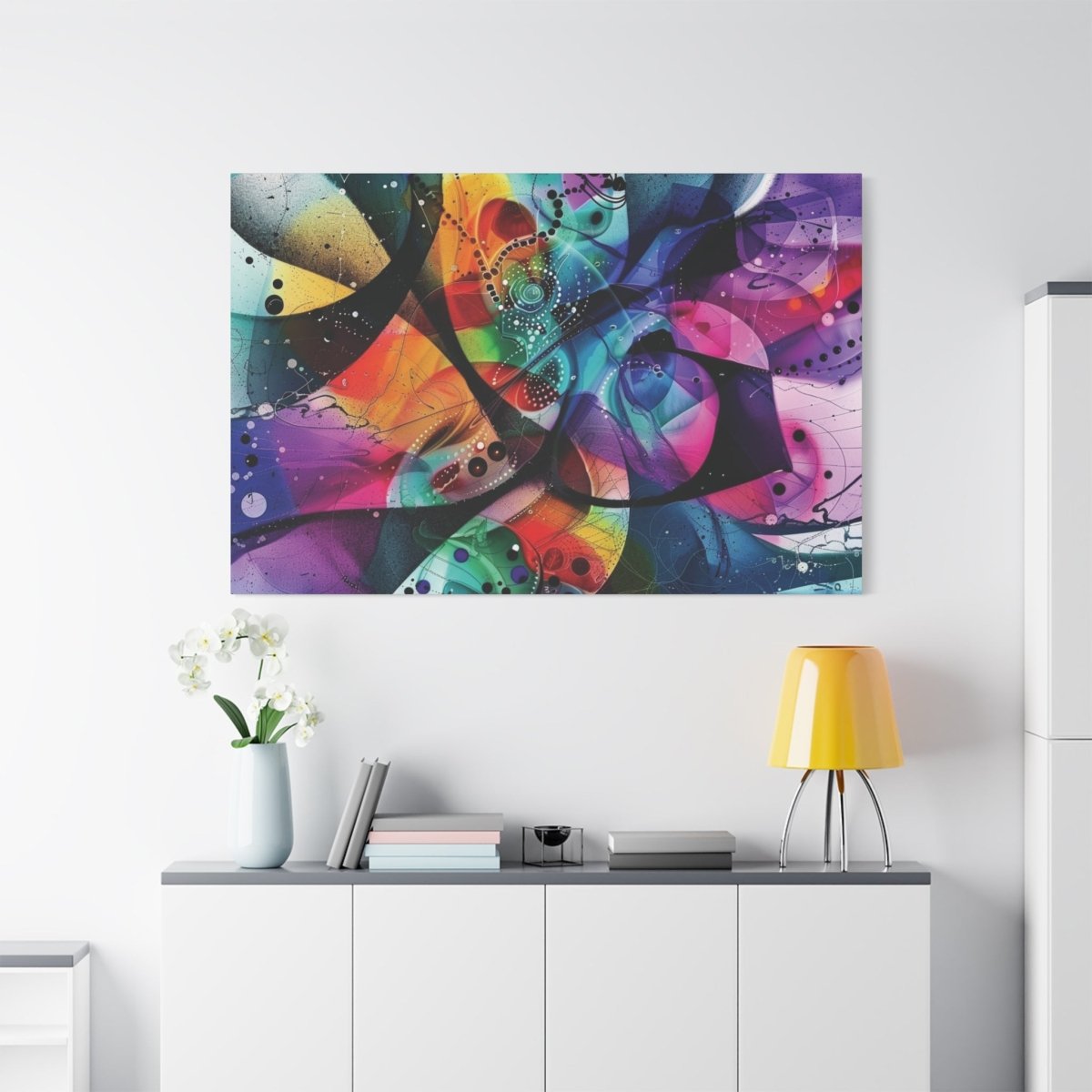 👉Coulée Vibrante : magnifique cadre 💎effet captivant💎 garanti - Art Cocoon