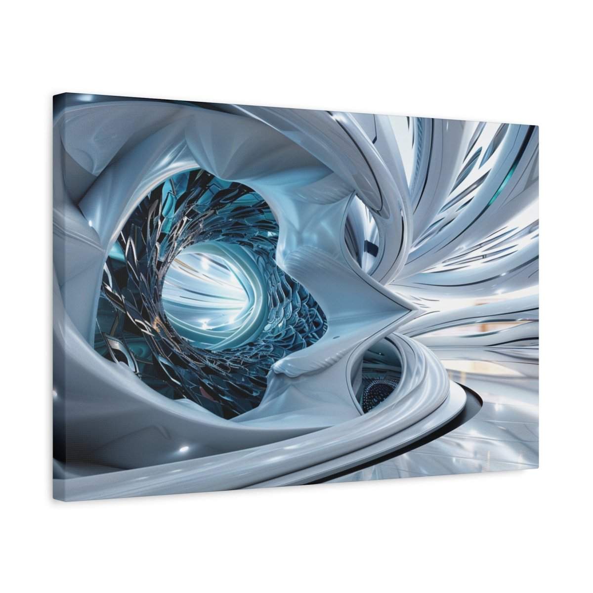 👉Cyber Lotus : magnifique cadre 💎effet futuriste💎garanti - Art Cocoon