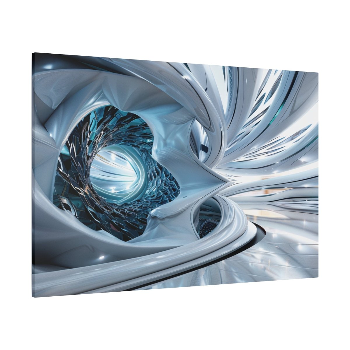 👉Cyber Lotus : magnifique cadre 💎effet futuriste💎garanti - Art Cocoon