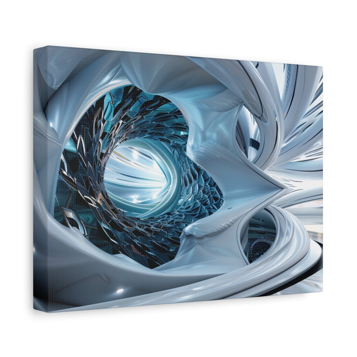 👉Cyber Lotus : magnifique cadre 💎effet futuriste💎garanti - Art Cocoon