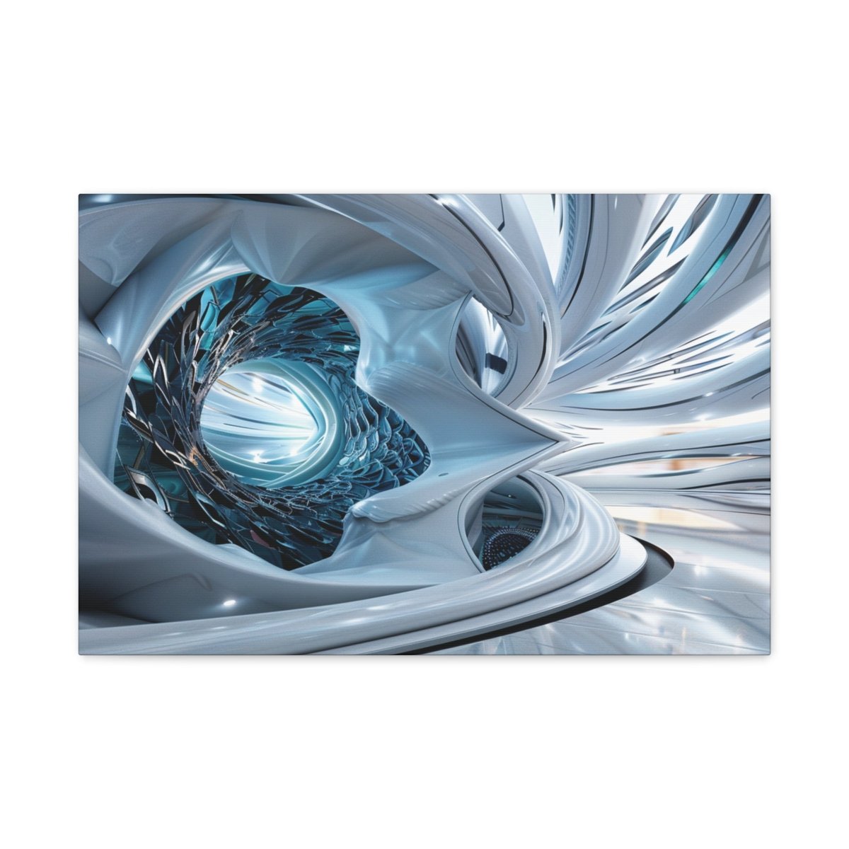 👉Cyber Lotus : magnifique cadre 💎effet futuriste💎garanti - Art Cocoon