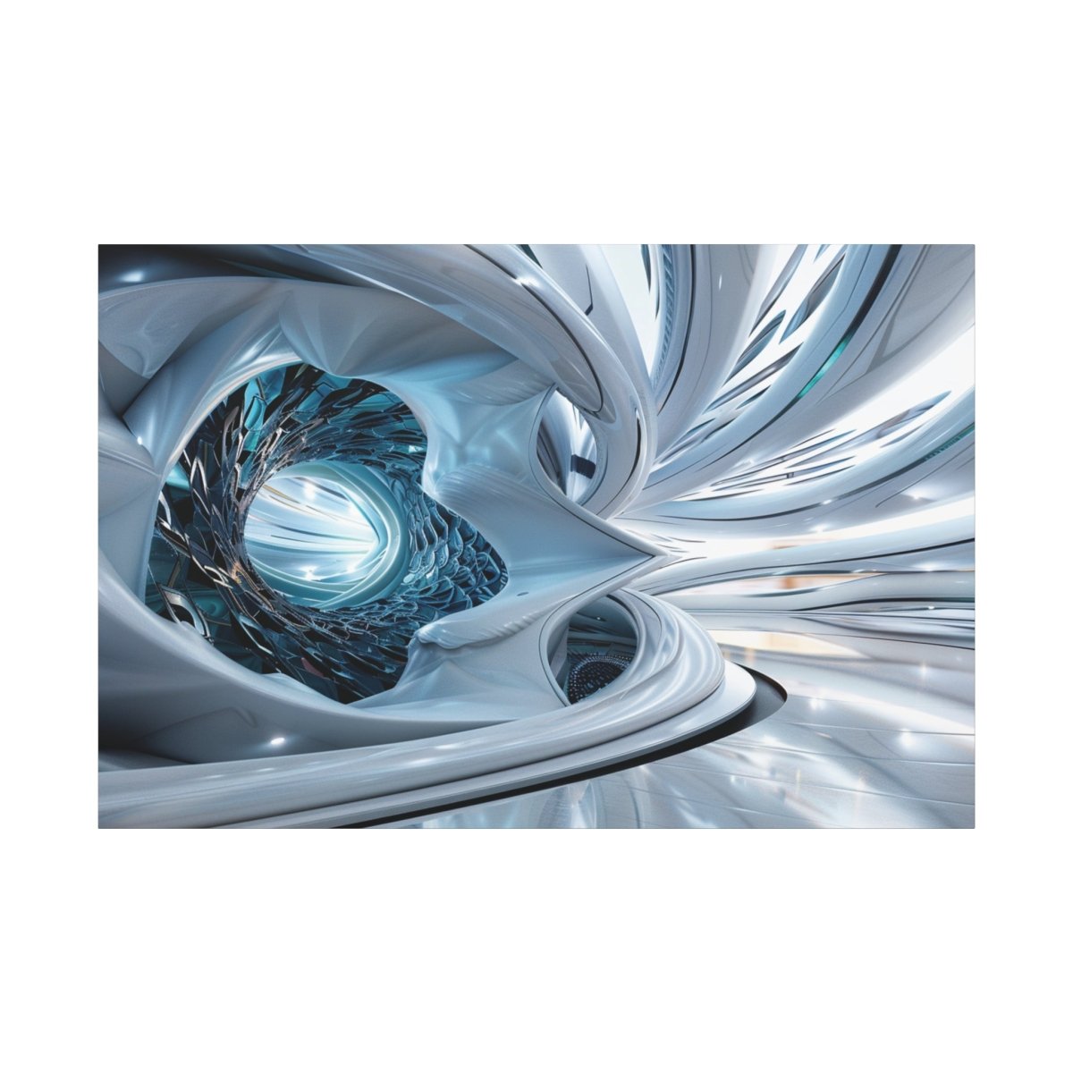 👉Cyber Lotus : magnifique cadre 💎effet futuriste💎garanti - Art Cocoon