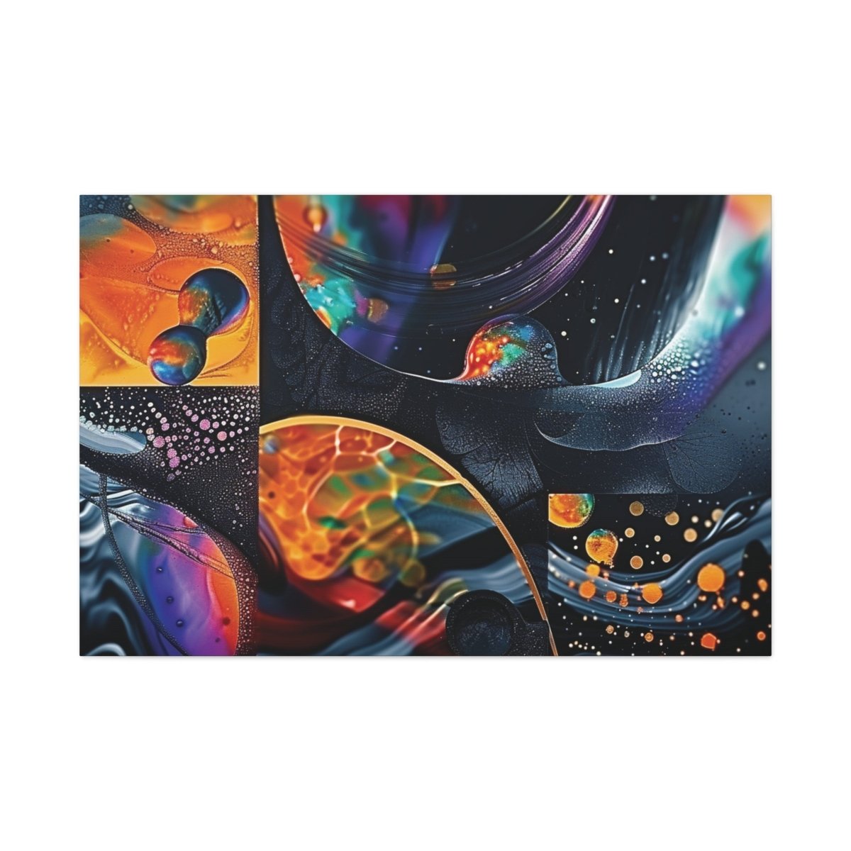 👉Echiquier Galactique : magnifique cadre 💎effet captivant💎 garanti - Art Cocoon