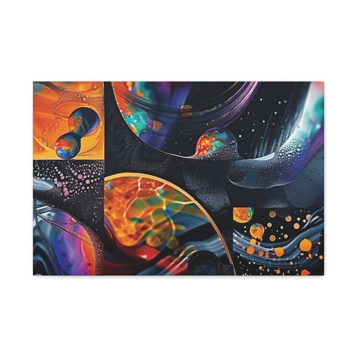 👉Echiquier Galactique : magnifique cadre 💎effet captivant💎 garanti - Art Cocoon