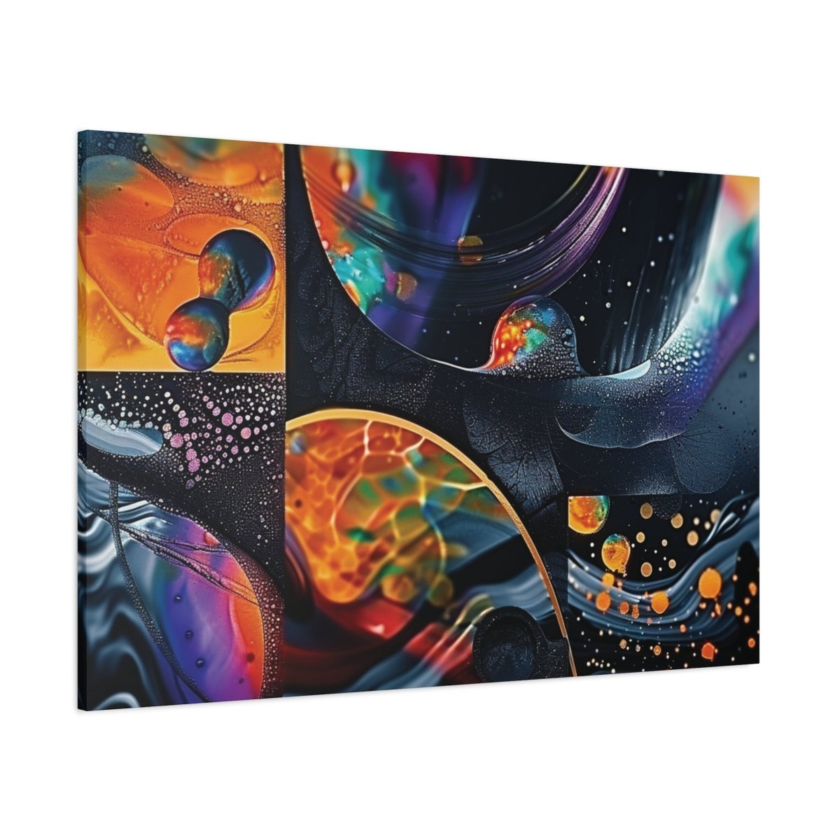 👉Echiquier Galactique : magnifique cadre 💎effet captivant💎 garanti - Art Cocoon