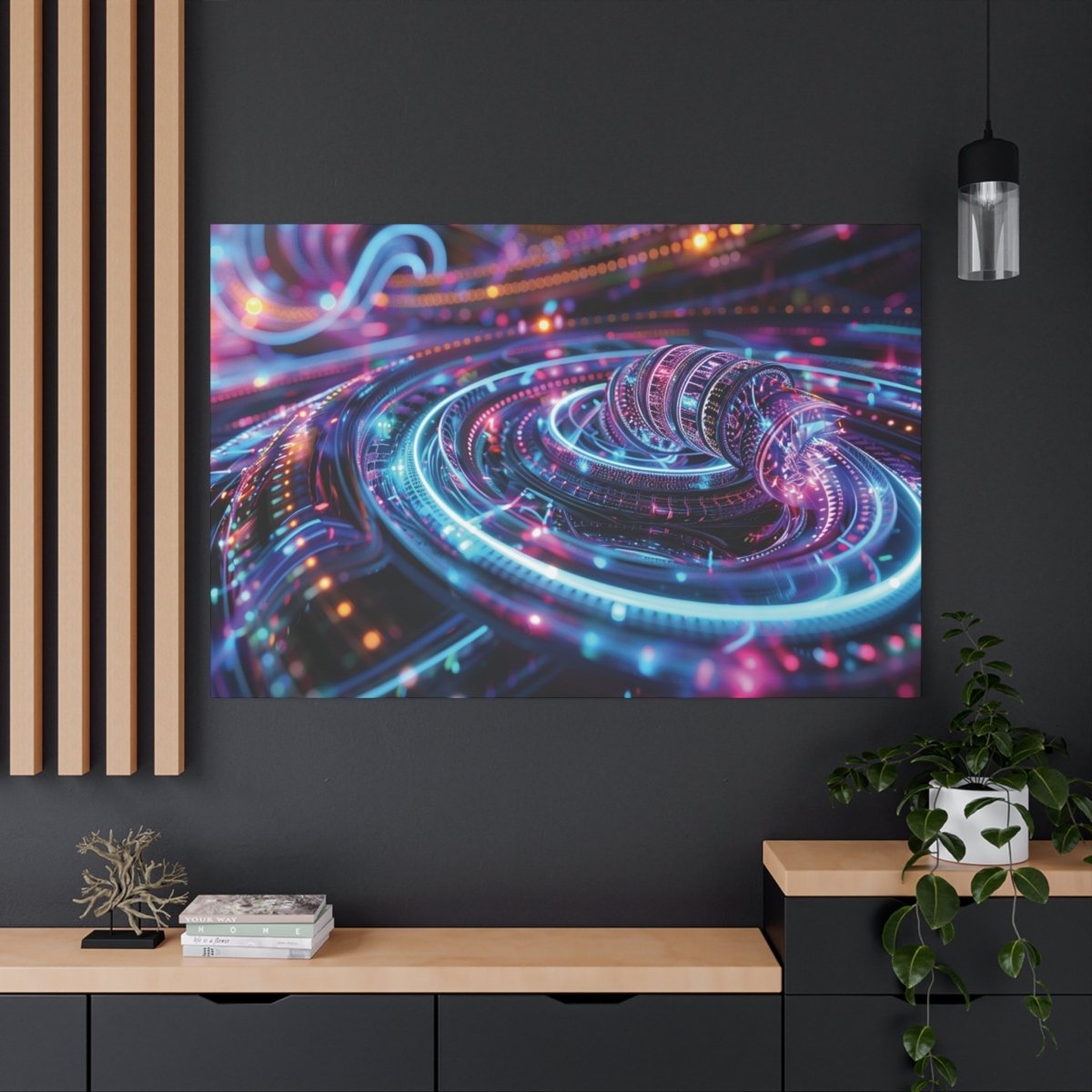 👉Energie Bionique : magnifique cadre 💎effet futuriste💎garanti - Art Cocoon