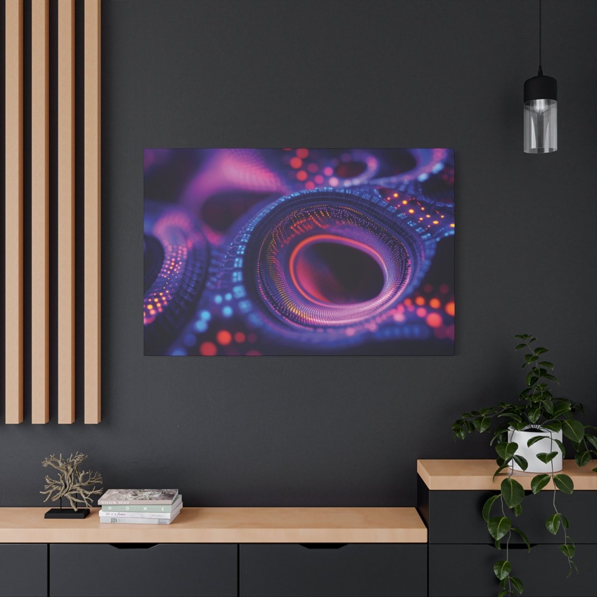 👉Espace - Temps : magnifique cadre💎effet fascinant💎 garanti - Art Cocoon