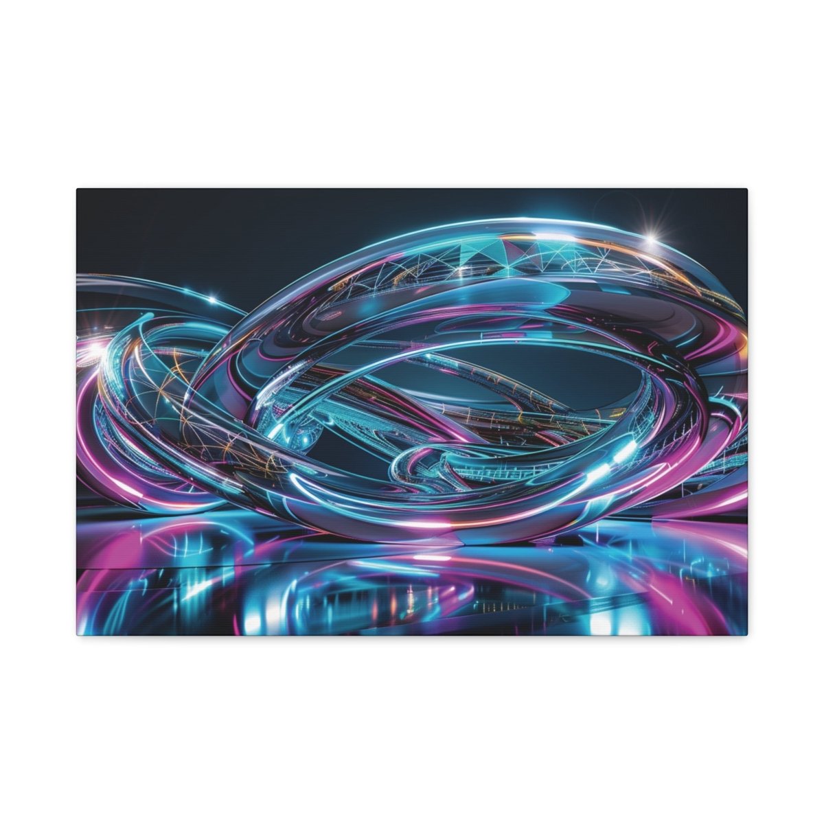 👉Eveil Bionique : magnifique cadre 💎effet futuriste💎garanti - Art Cocoon