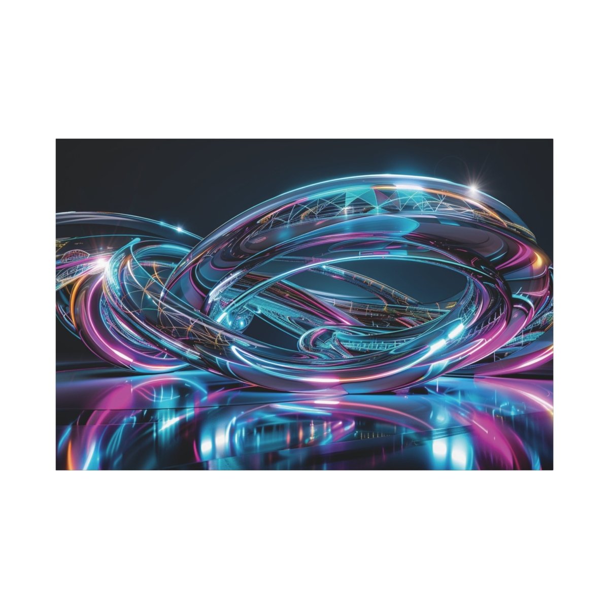 👉Eveil Bionique : magnifique cadre 💎effet futuriste💎garanti - Art Cocoon