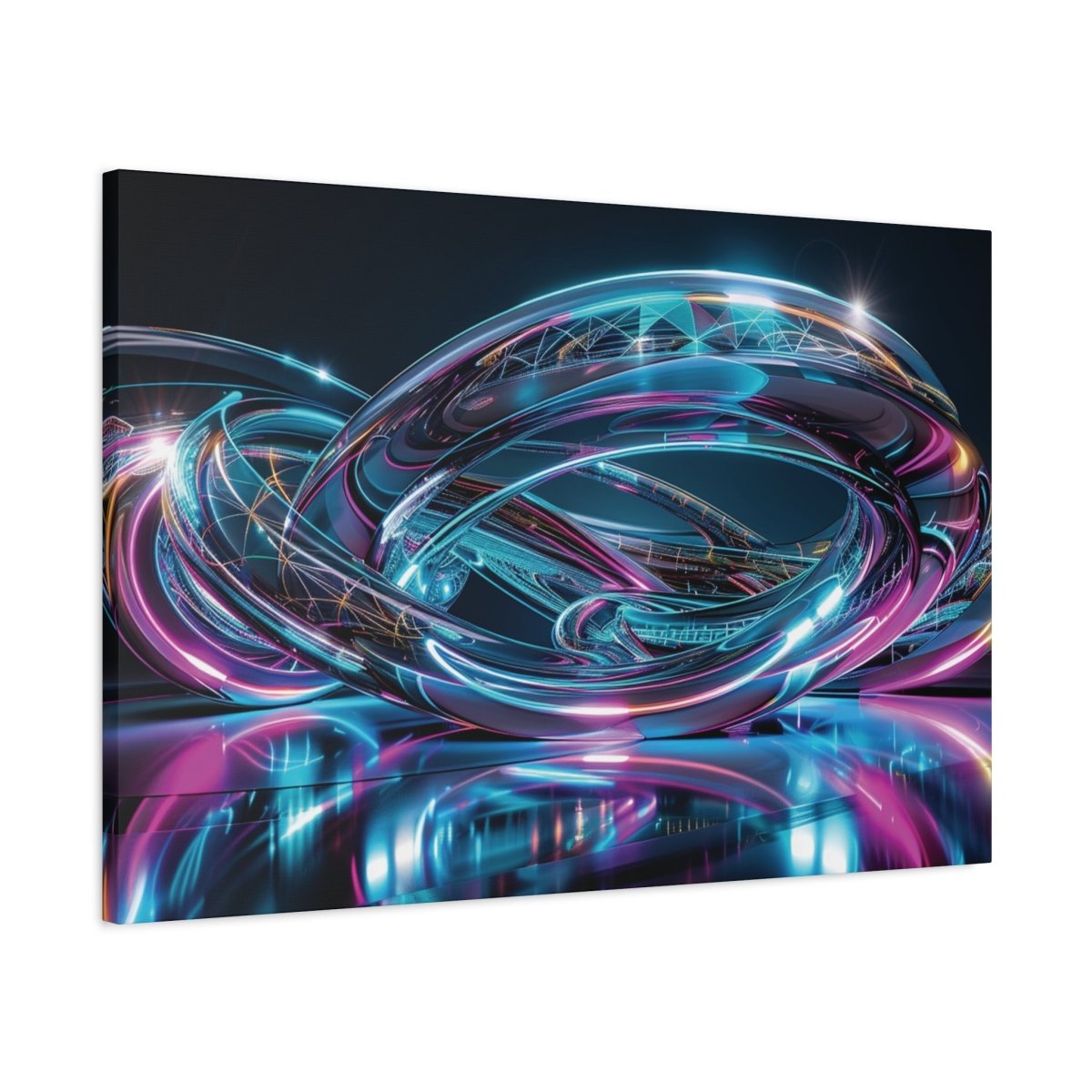 👉Eveil Bionique : magnifique cadre 💎effet futuriste💎garanti - Art Cocoon