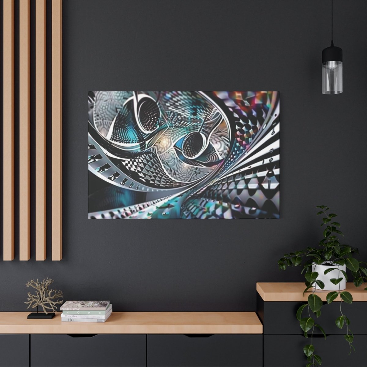 👉Eveil Cybernétika : magnifique cadre 💎effet futuriste💎garanti - Art Cocoon