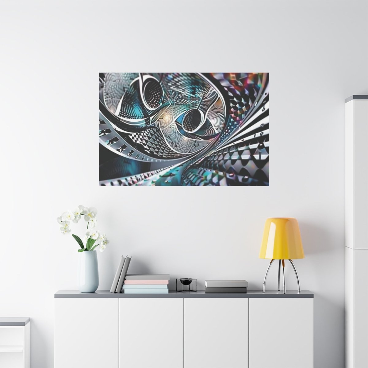 👉Eveil Cybernétika : magnifique cadre 💎effet futuriste💎garanti - Art Cocoon