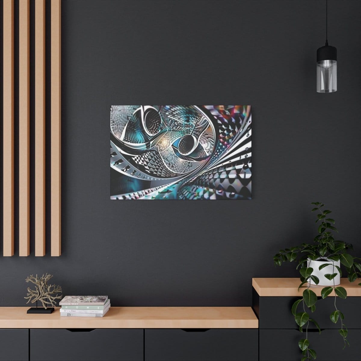 👉Eveil Cybernétika : magnifique cadre 💎effet futuriste💎garanti - Art Cocoon