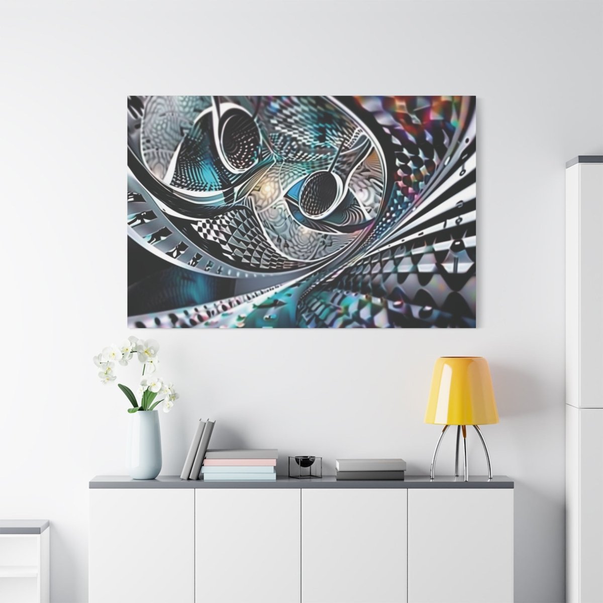 👉Eveil Cybernétika : magnifique cadre 💎effet futuriste💎garanti - Art Cocoon