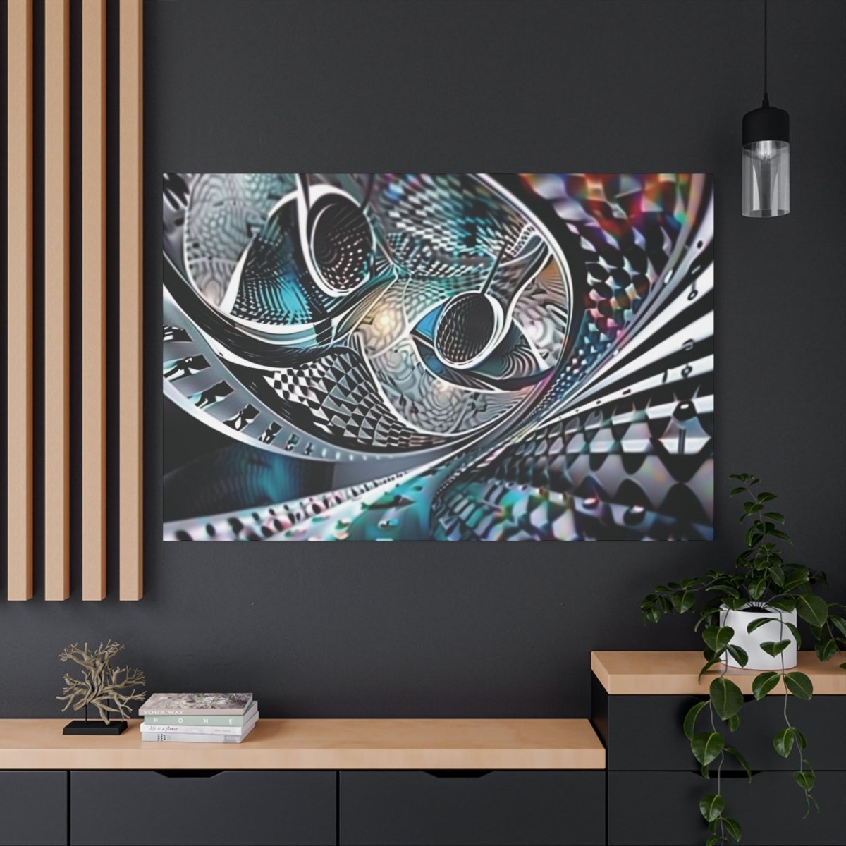 👉Eveil Cybernétika : magnifique cadre 💎effet futuriste💎garanti - Art Cocoon