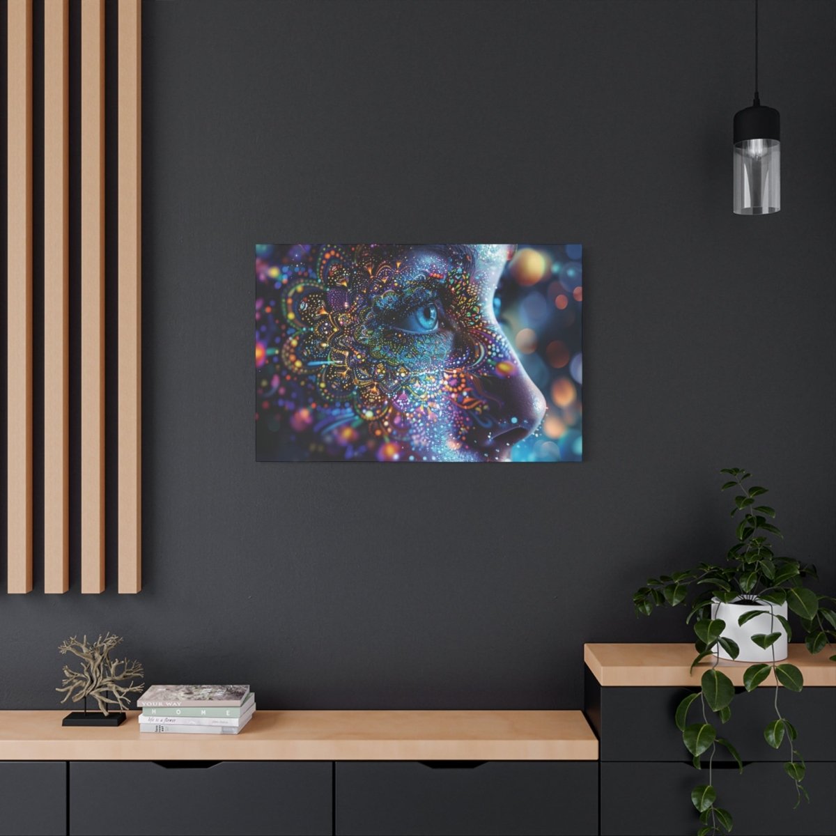 👉Eveil Lumineux : magnifique cadre 💎effet apaisant💎 garanti - Art Cocoon