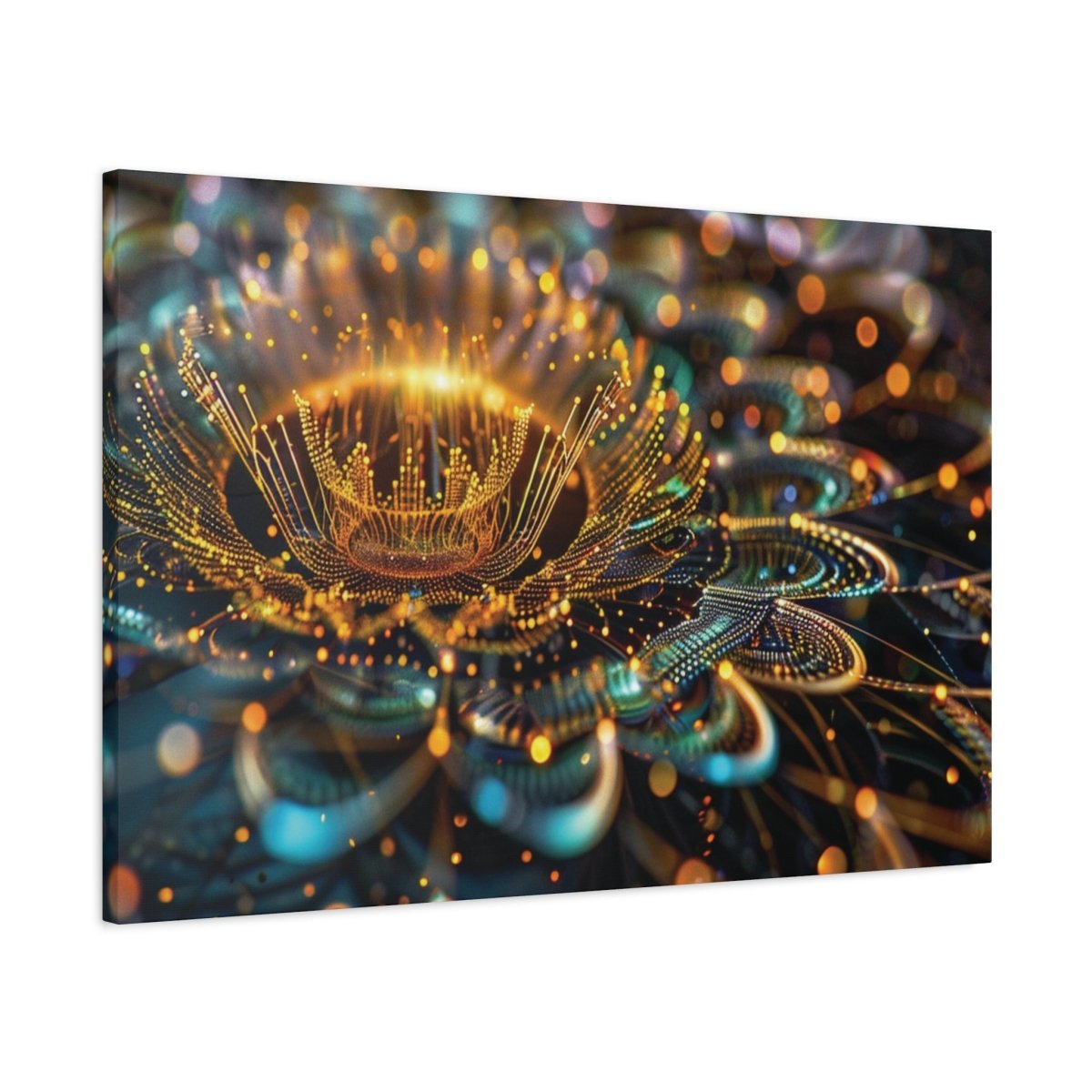 👉Feu du Lotus : magnifique cadre 💎effet apaisant💎garanti - Art Cocoon