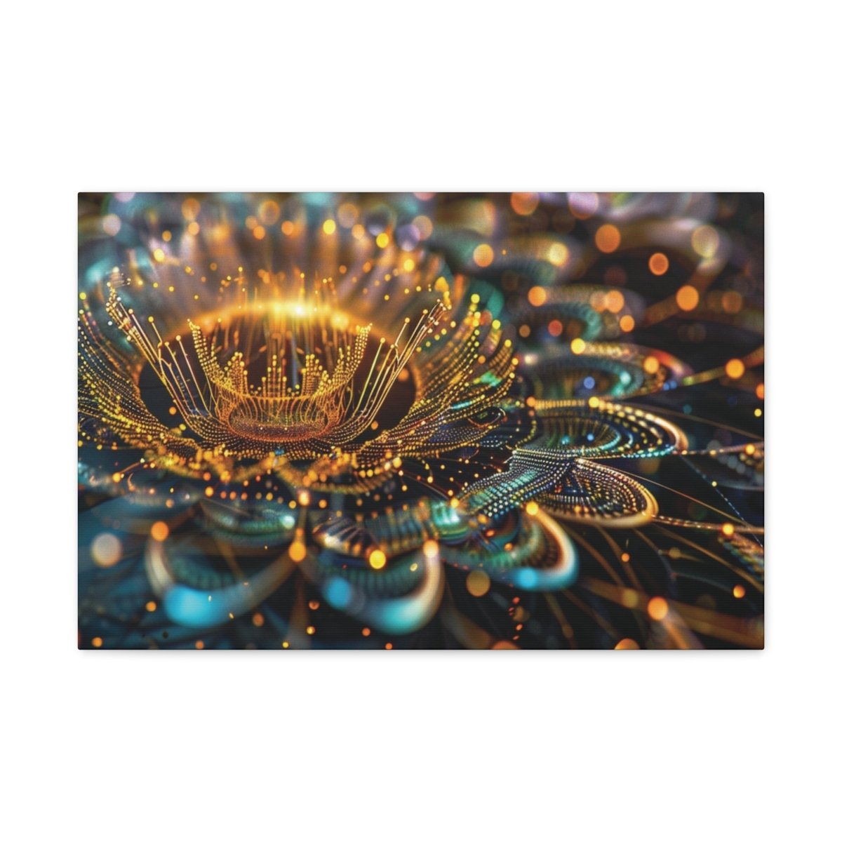 👉Feu du Lotus : magnifique cadre 💎effet apaisant💎garanti - Art Cocoon