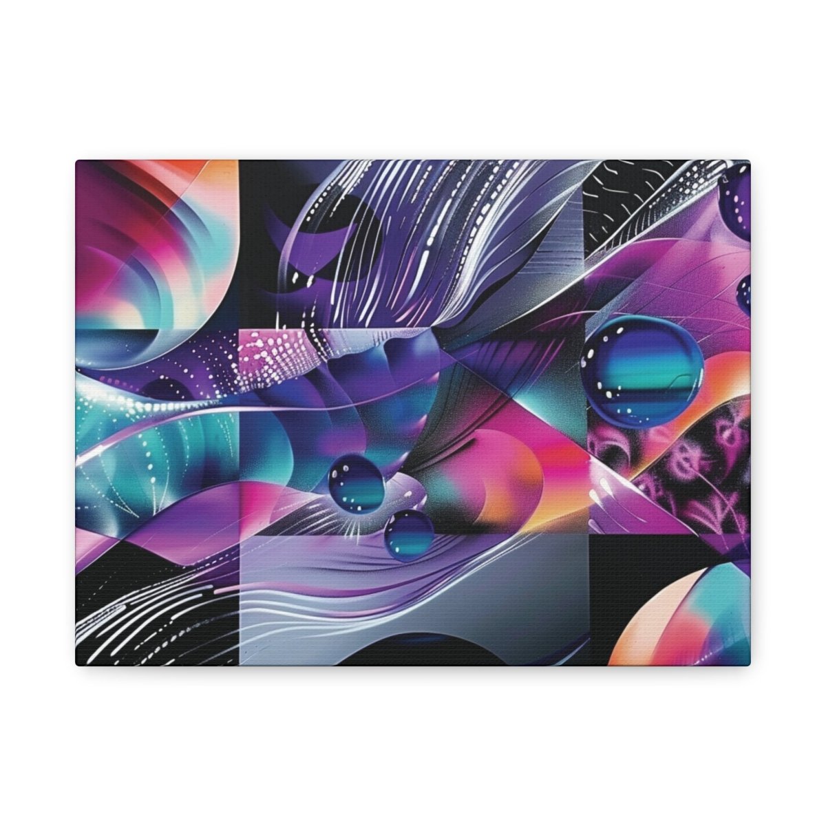 👉Fréquence Pourpre : magnifique cadre 💎effet captivant💎 garanti - Art Cocoon