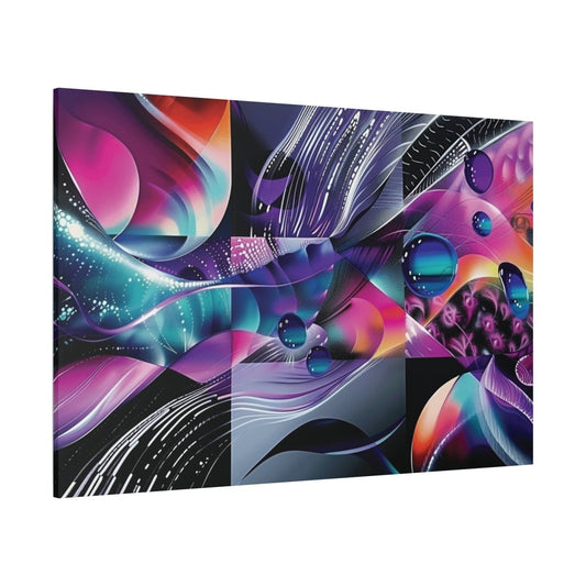 👉Fréquence Pourpre : magnifique cadre 💎effet captivant💎 garanti - Art Cocoon