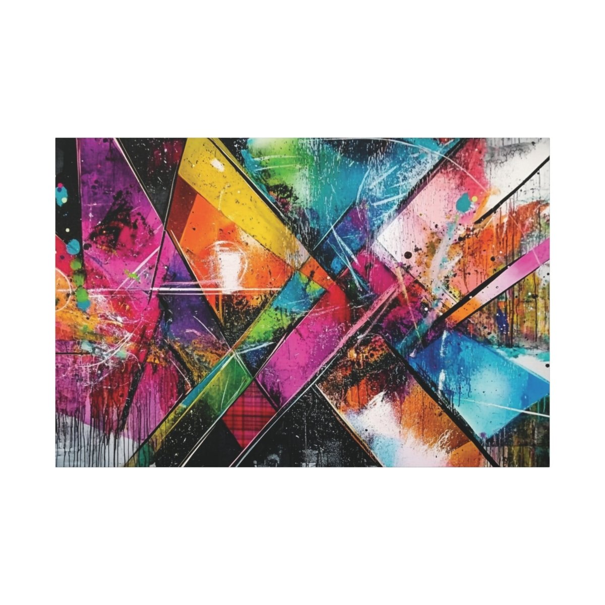 👉Fusion Géométrique : magnifique cadre 💎effet captivant💎 garanti - Art Cocoon