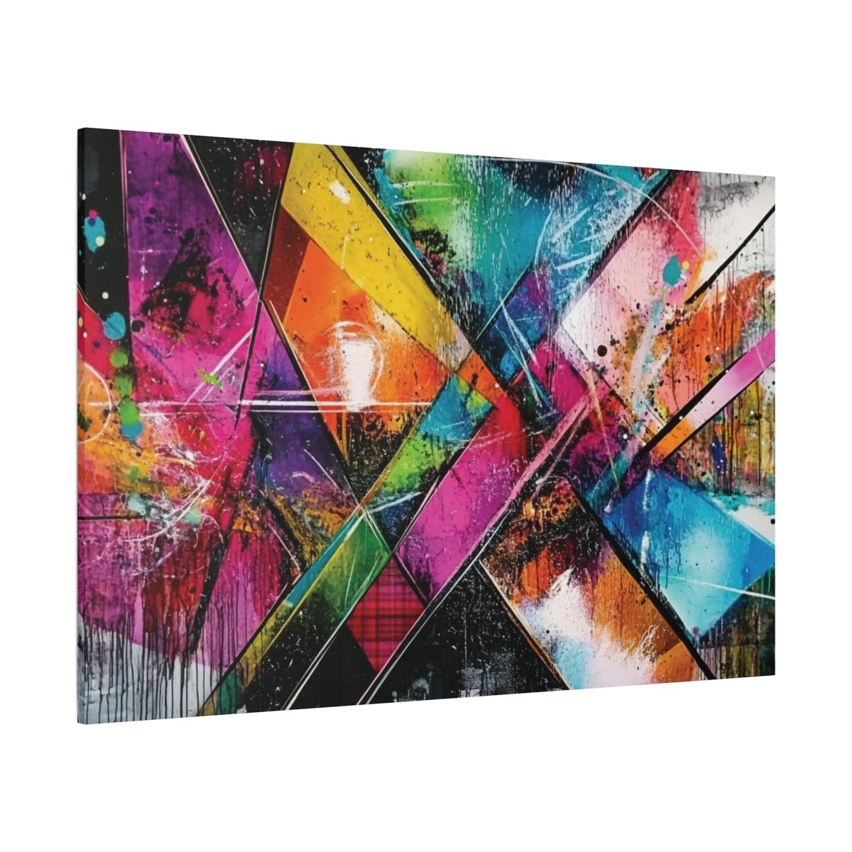 👉Fusion Géométrique : magnifique cadre 💎effet captivant💎 garanti - Art Cocoon