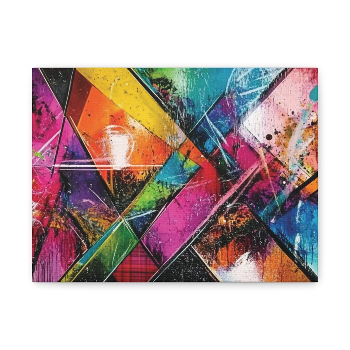 👉Fusion Géométrique : magnifique cadre 💎effet captivant💎 garanti - Art Cocoon