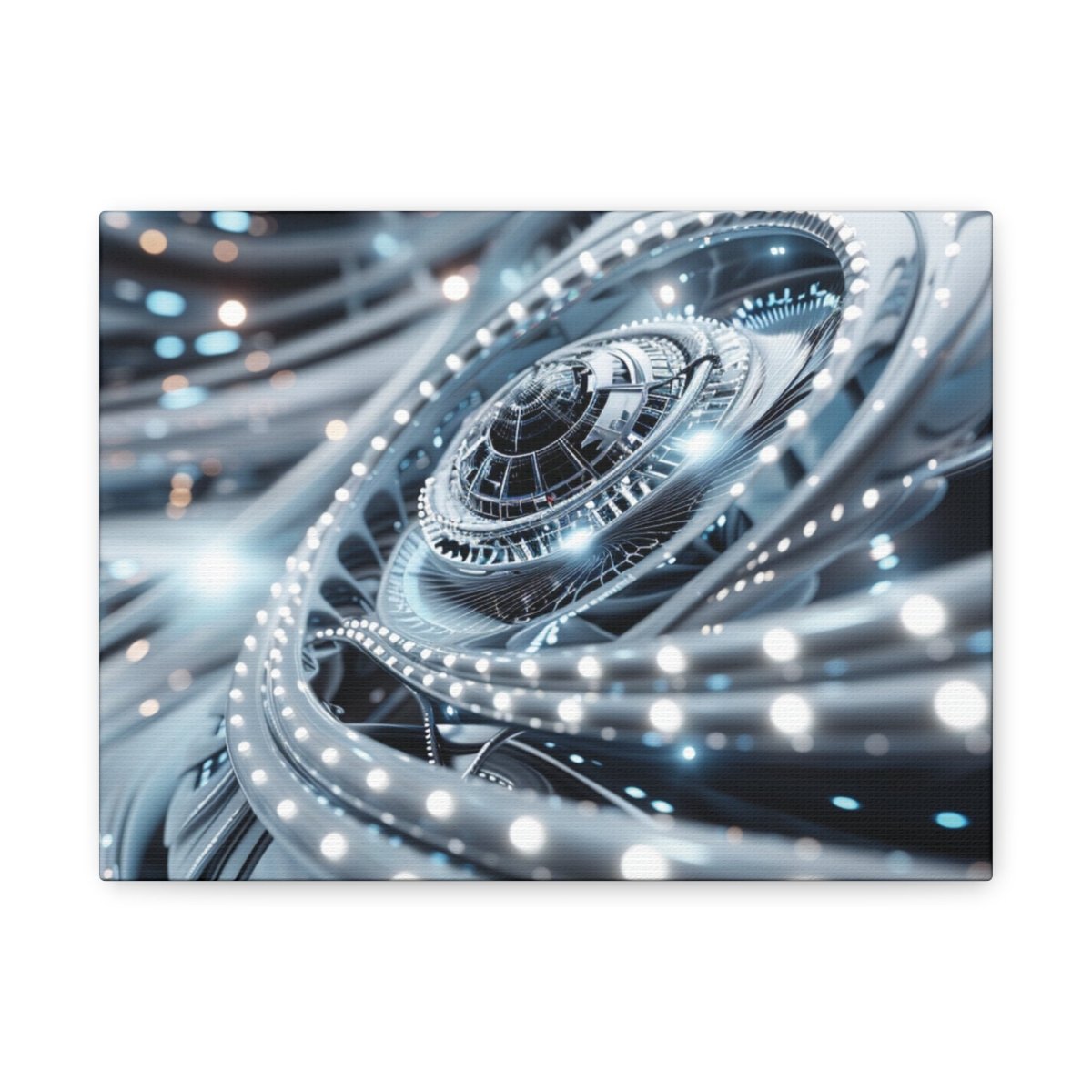 👉Horizon Cybernétique : magnifique cadre 💎effet futuriste💎garanti - Art Cocoon