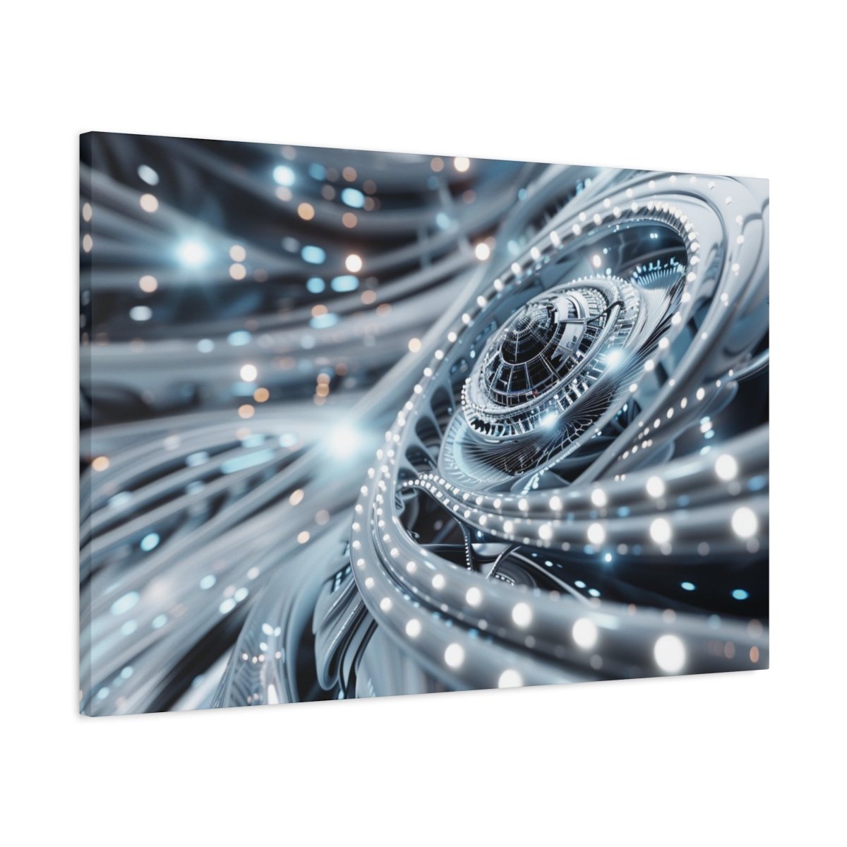 👉Horizon Cybernétique : magnifique cadre 💎effet futuriste💎garanti - Art Cocoon