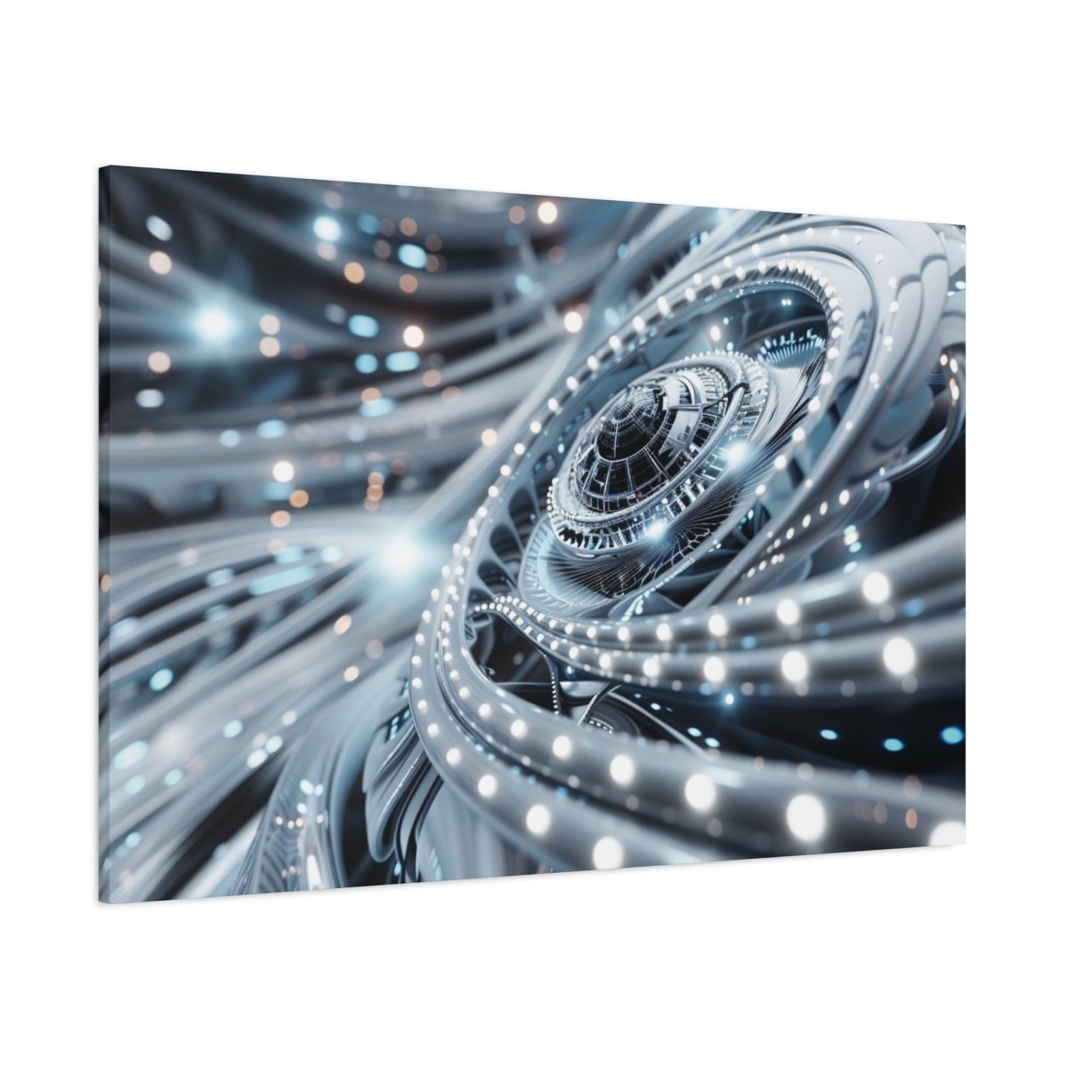 👉Horizon Cybernétique : magnifique cadre 💎effet futuriste💎garanti - Art Cocoon