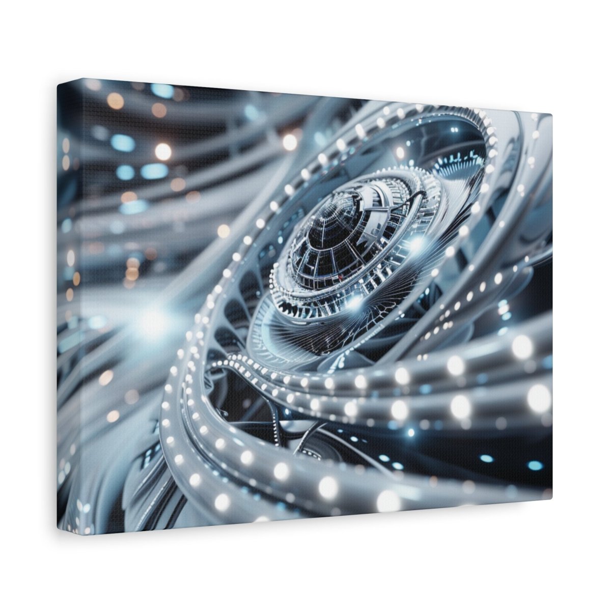 👉Horizon Cybernétique : magnifique cadre 💎effet futuriste💎garanti - Art Cocoon