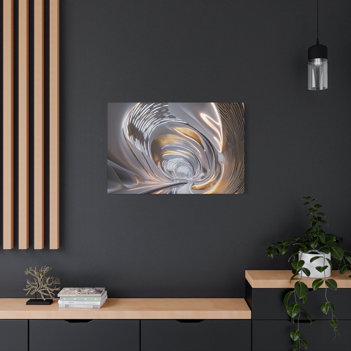 👉Horizon Infini : magnifique cadre 💎effet futuriste💎garanti - Art Cocoon