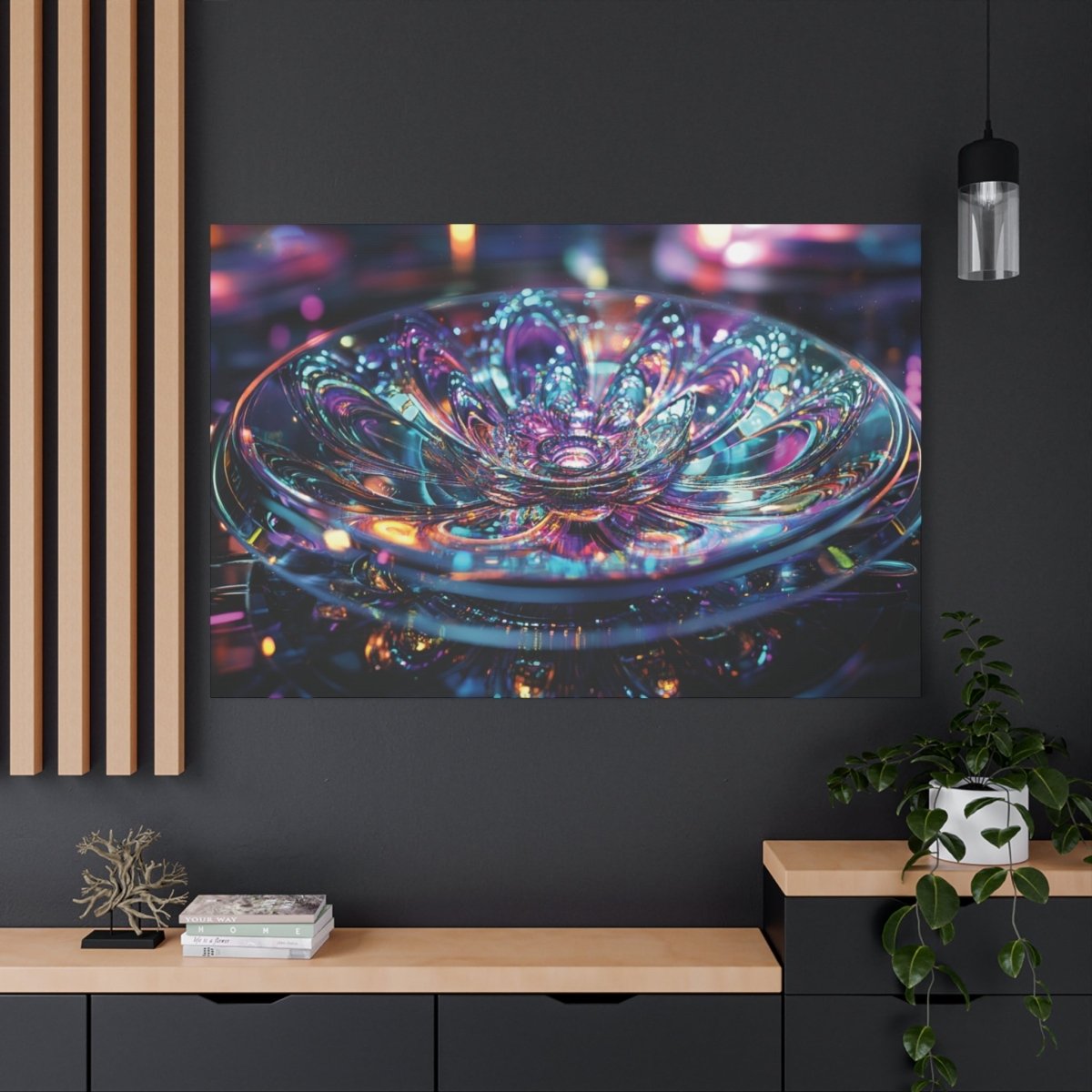 👉Joyau Céleste : magnifique cadre 💎effet futuriste💎garanti - Art Cocoon